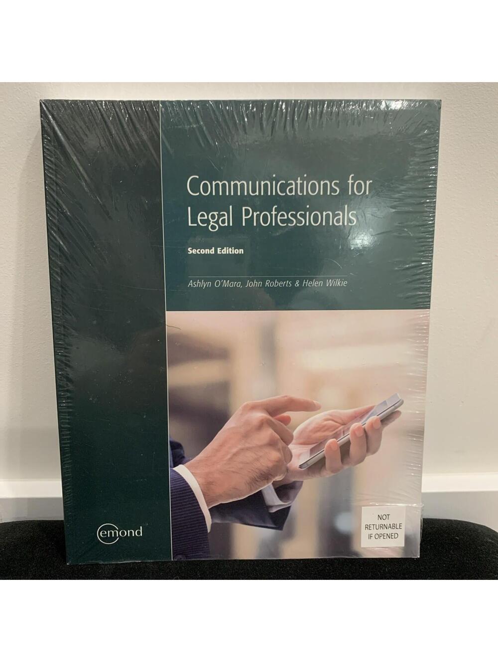 Emond Communications for Legal Professionals 2nd Edition Sealed New